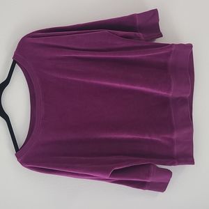 New York & Co Women's Velour Top